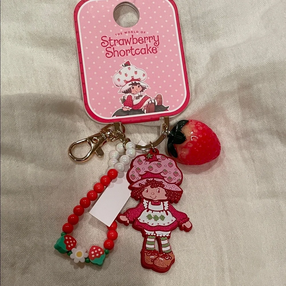Red & Pink Keychain Card Holder